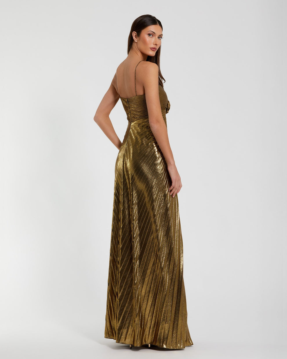 Sweetheart Floor-Length Satin Evening Sheath Mac Duggal 9949905P
