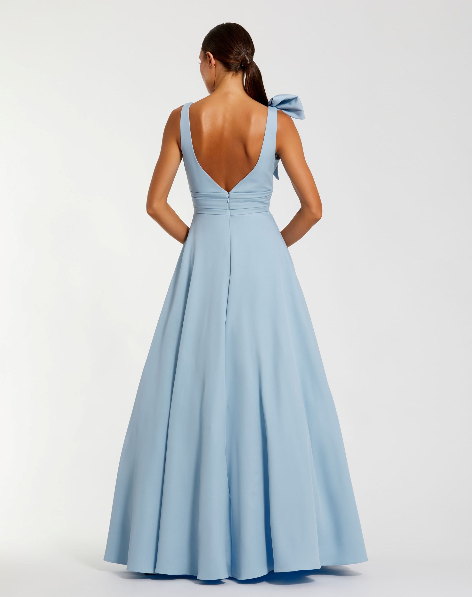 Prom Dresses Long Formal Ball Gown Prom Petite Dress Mac Duggal 9949972P Powder Blue