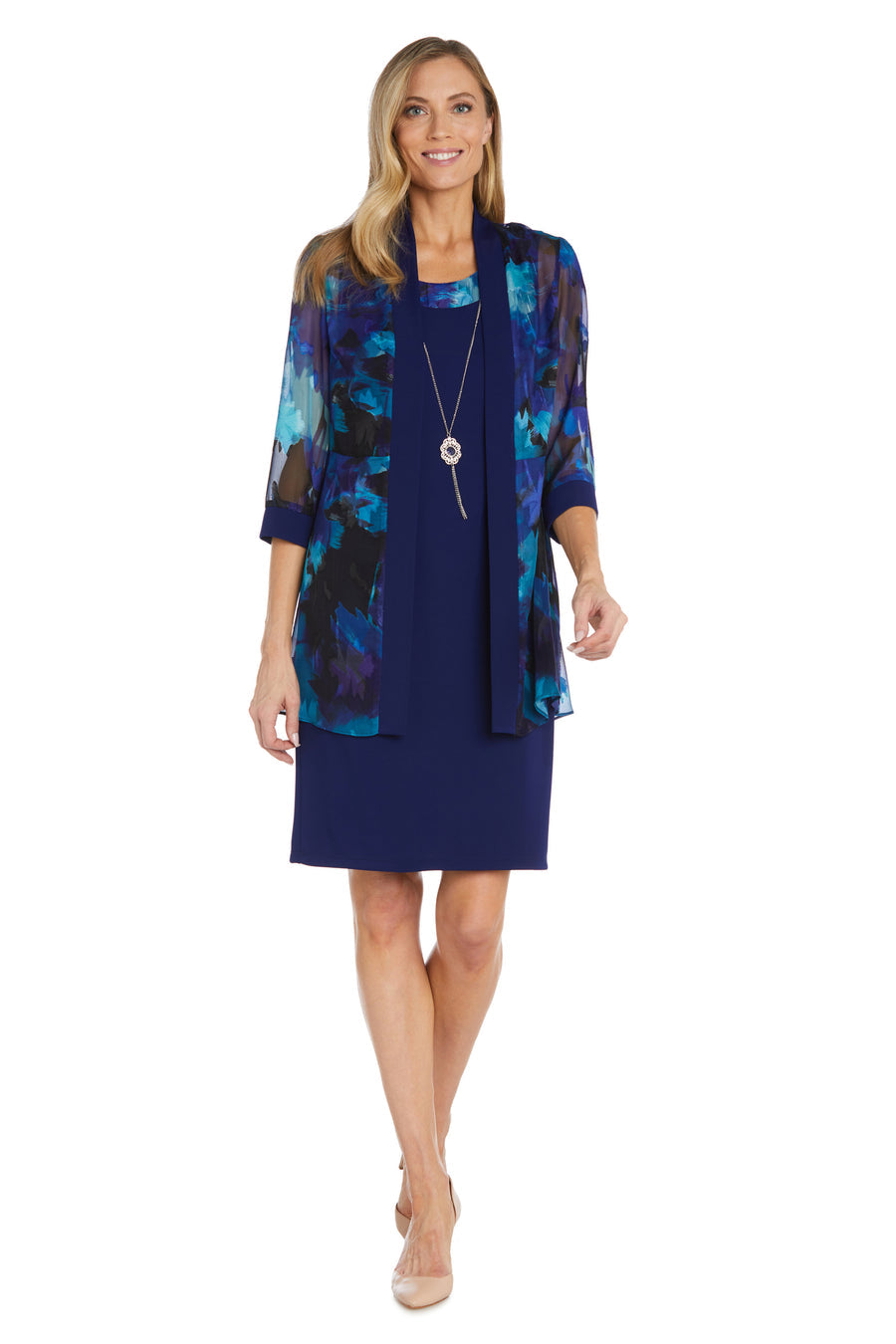 Printed Short Dress Jacket R&M Richards 9949 The Dress Outlet Printed Short Dress Jacket R&M Richards 9949 The Dress Outlet