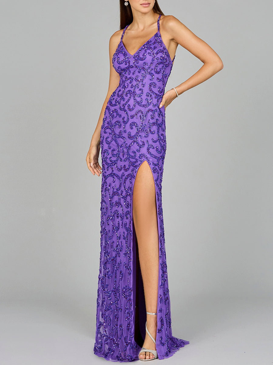Lara 9950 Prom Dress - Purple | NewYorkDress Lara 9950 Prom Dress - Purple | NewYorkDress