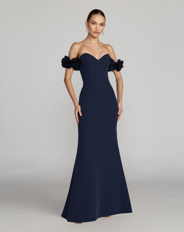 Sweetheart Off-the-Shoulder Floor-Length Formal Dress Mac Duggal 9956131P