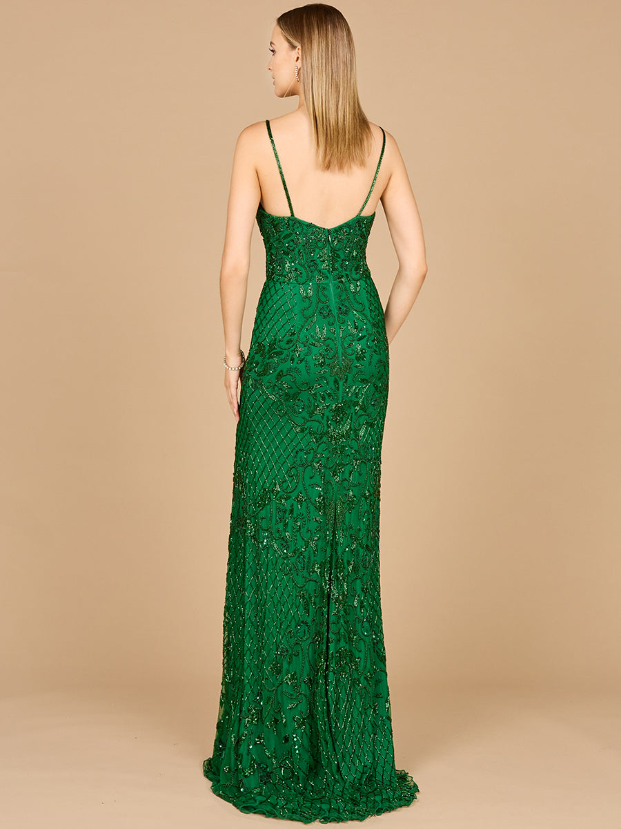Prom Dresses Prom Long Formal Beaded Bodycon Evening Dress Emerald