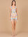 Cocktail Dresses Cocktail Beaded Floral Short Fringe Dress Nude/Multi