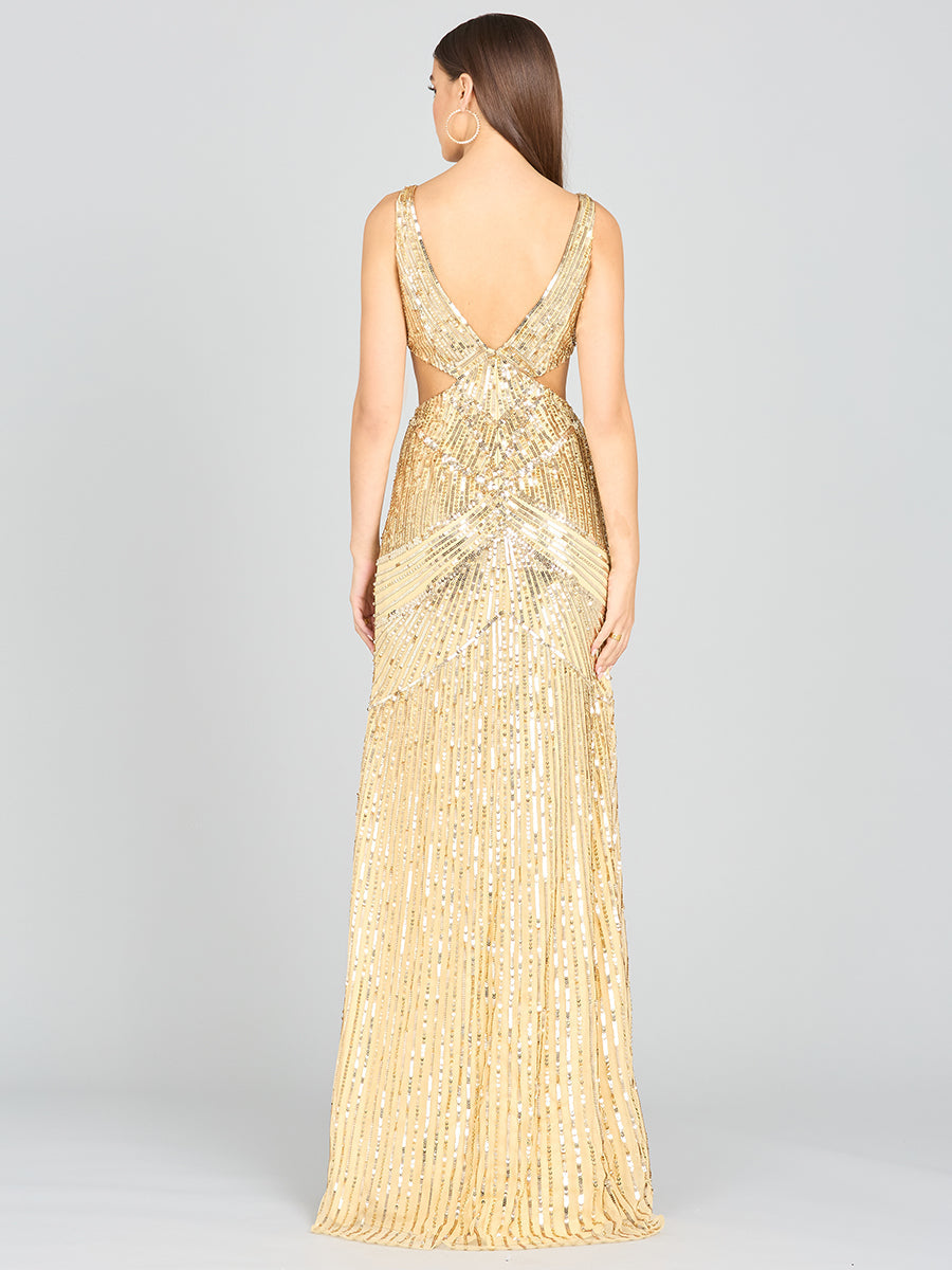 Lara Dresses 9982 Prom Long Formal Sequin Slit Dress