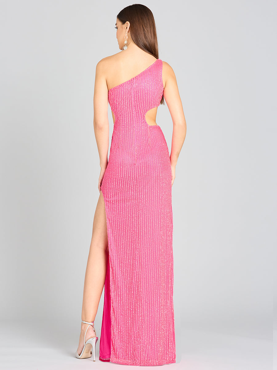 Prom Dresses Long Formal Sequin Ombre Prom Dress Hot Pink
