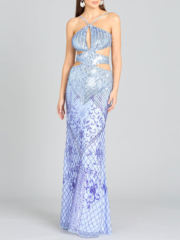 Lara Dresses 9985 Long Formal Beaded Sequin Prom Dress
