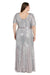 Mother of the Bride Dresses Plus Size Formal Dress Silver
