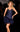 Cocktail Dresses Fitted Homecoming Short Feather Sequin Cocktail Dress Navy
