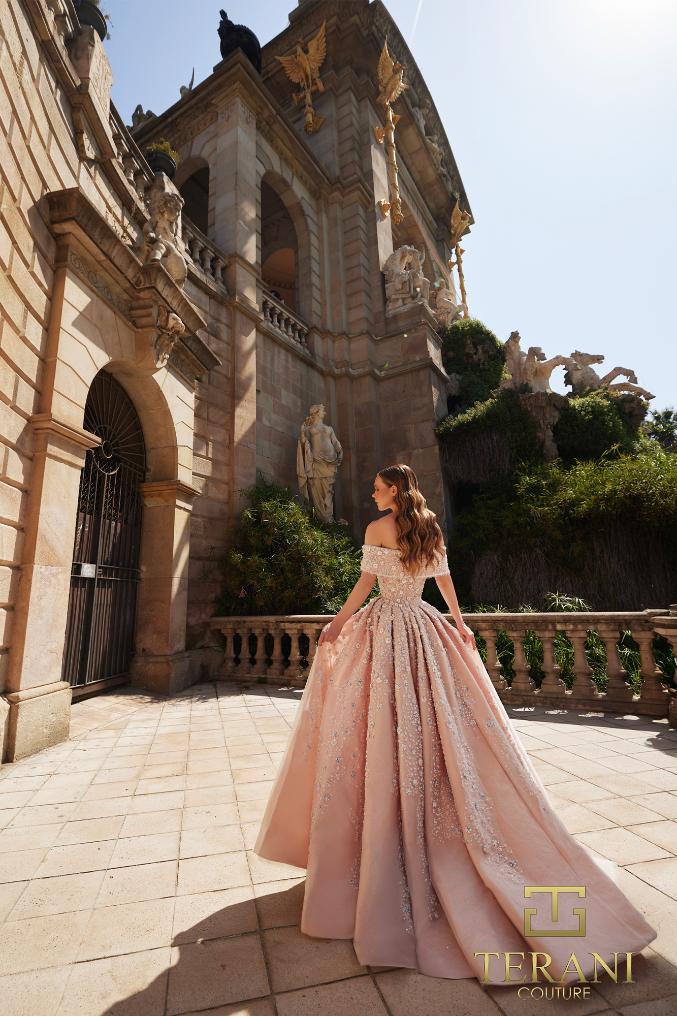 Prom Dresses Long Formal Ball Gown Beaded Prom Dress Pink Blue-Tulle-261GL6659-Beaded