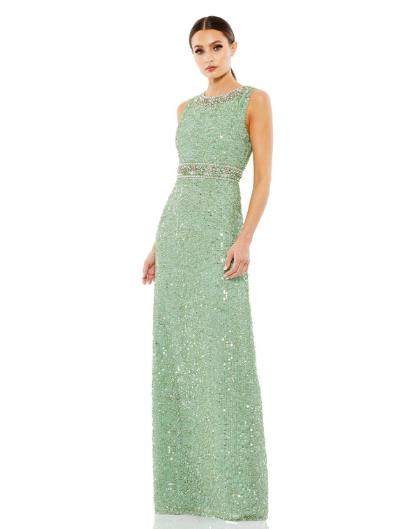 Sequin Long Dress Formal Prom Mac Duggal A10839