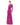 Formal Dresses Long Sleeve Sequin Open Back Formal Prom Dress Fuchsia