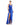 Prom Dresses Self Tie Draped Long Formal Prom Train Gown Royal