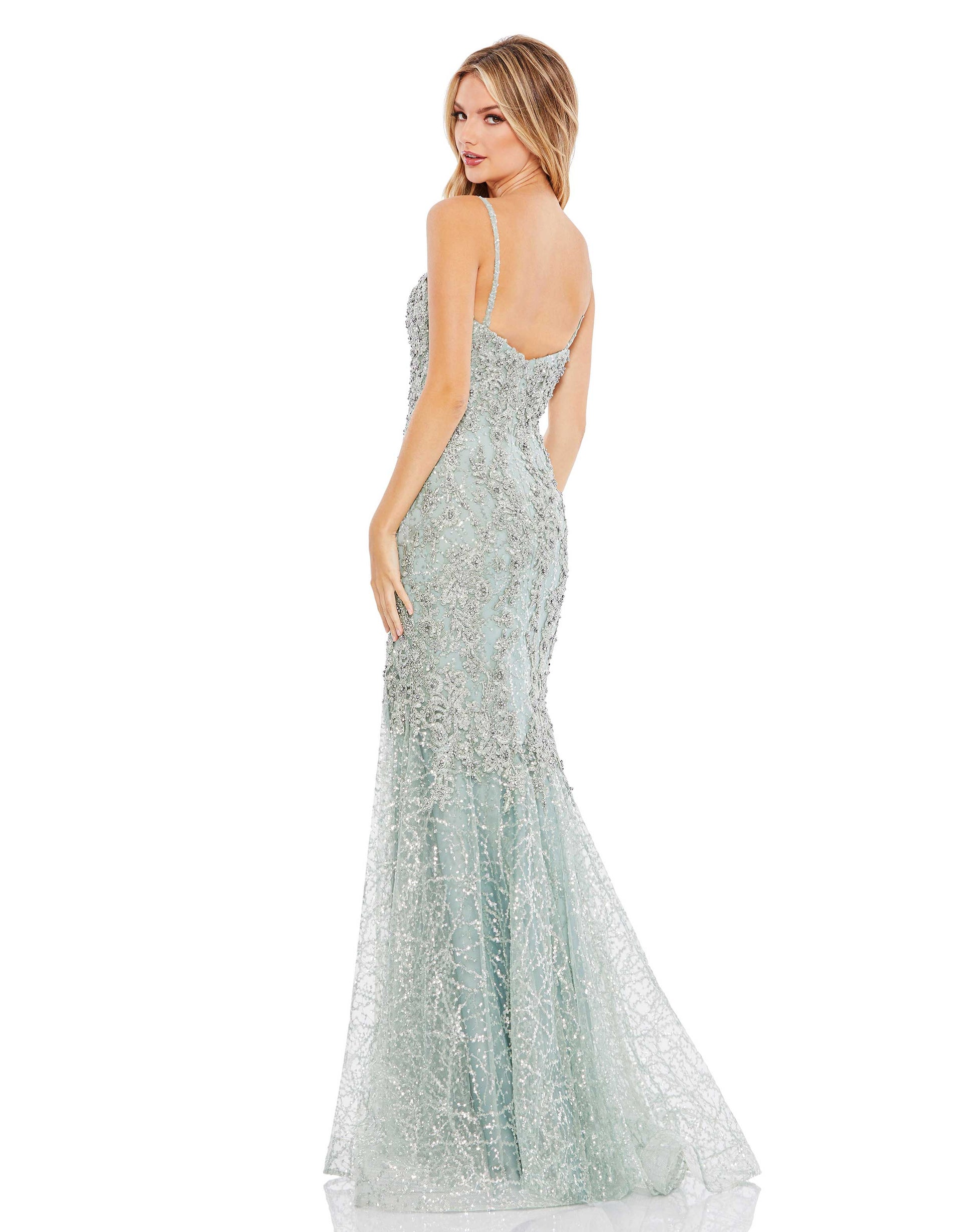 Mac Duggal A20242 Formal Prom Long Beaded Gown