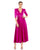 Cocktail Dresses Flowy A Line Cocktail Midi Dress Fuchsia
