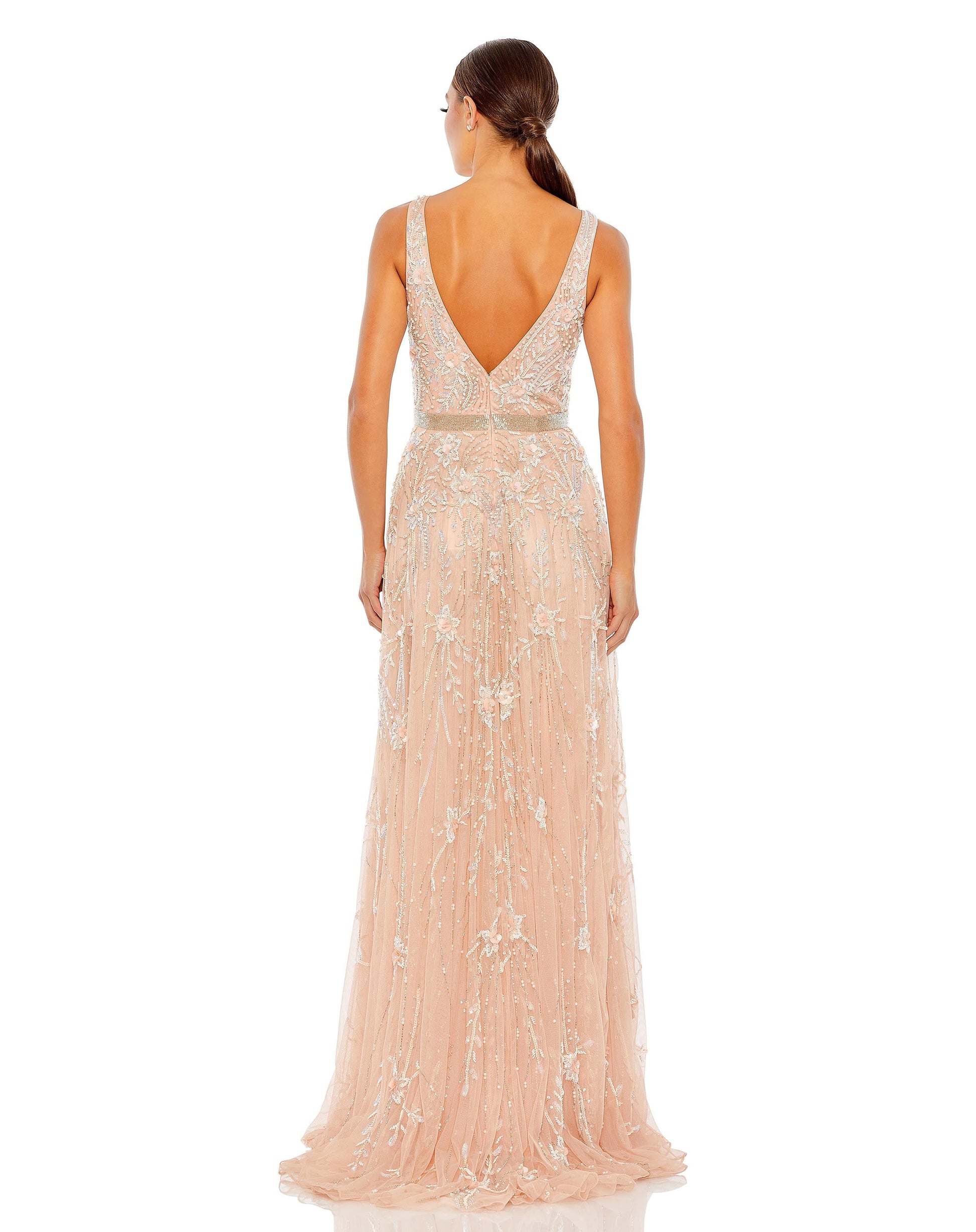 Mac Duggal A5215 Formal Long A Line Prom Gown