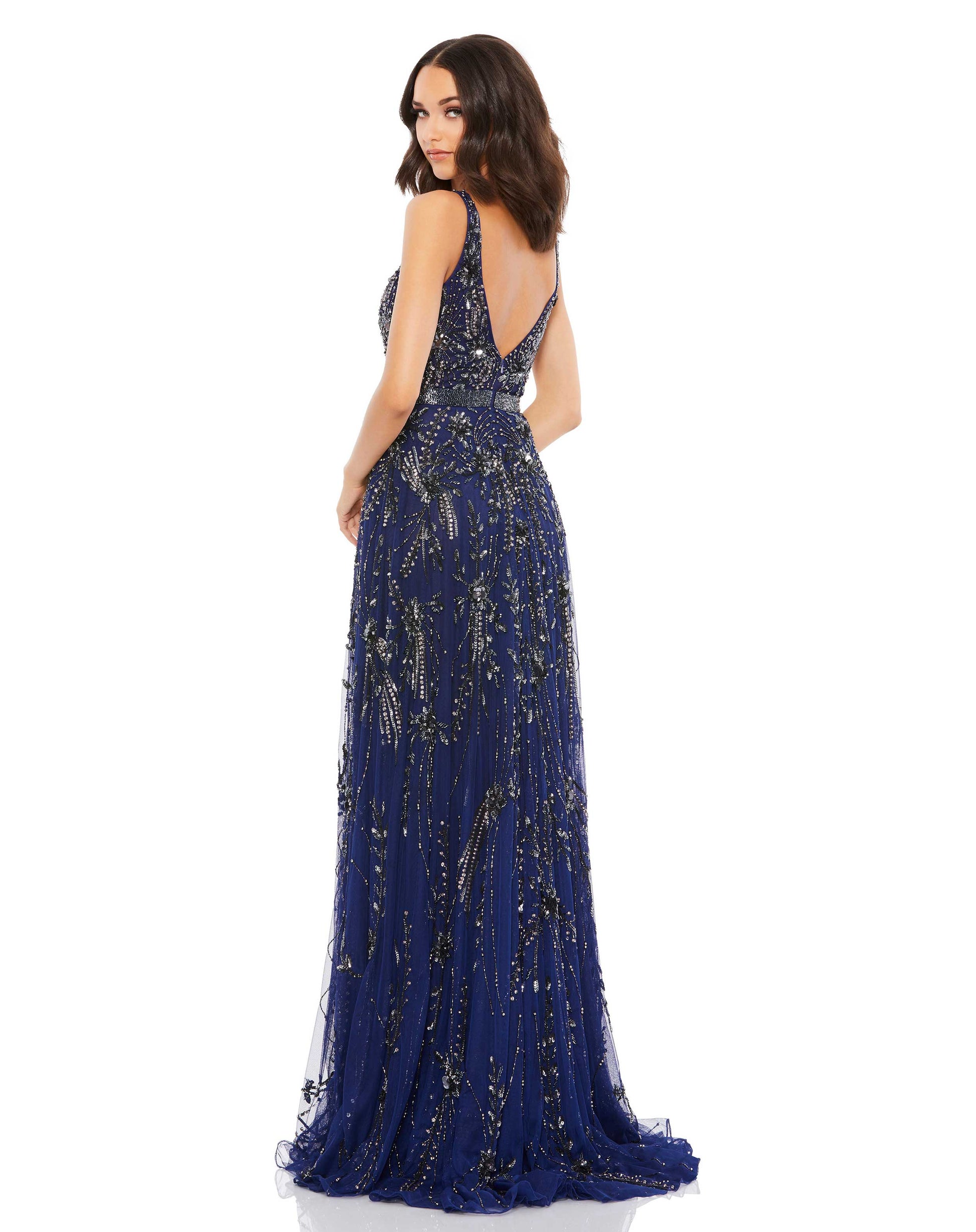 Mac Duggal A5215 Formal Long A Line Prom Gown