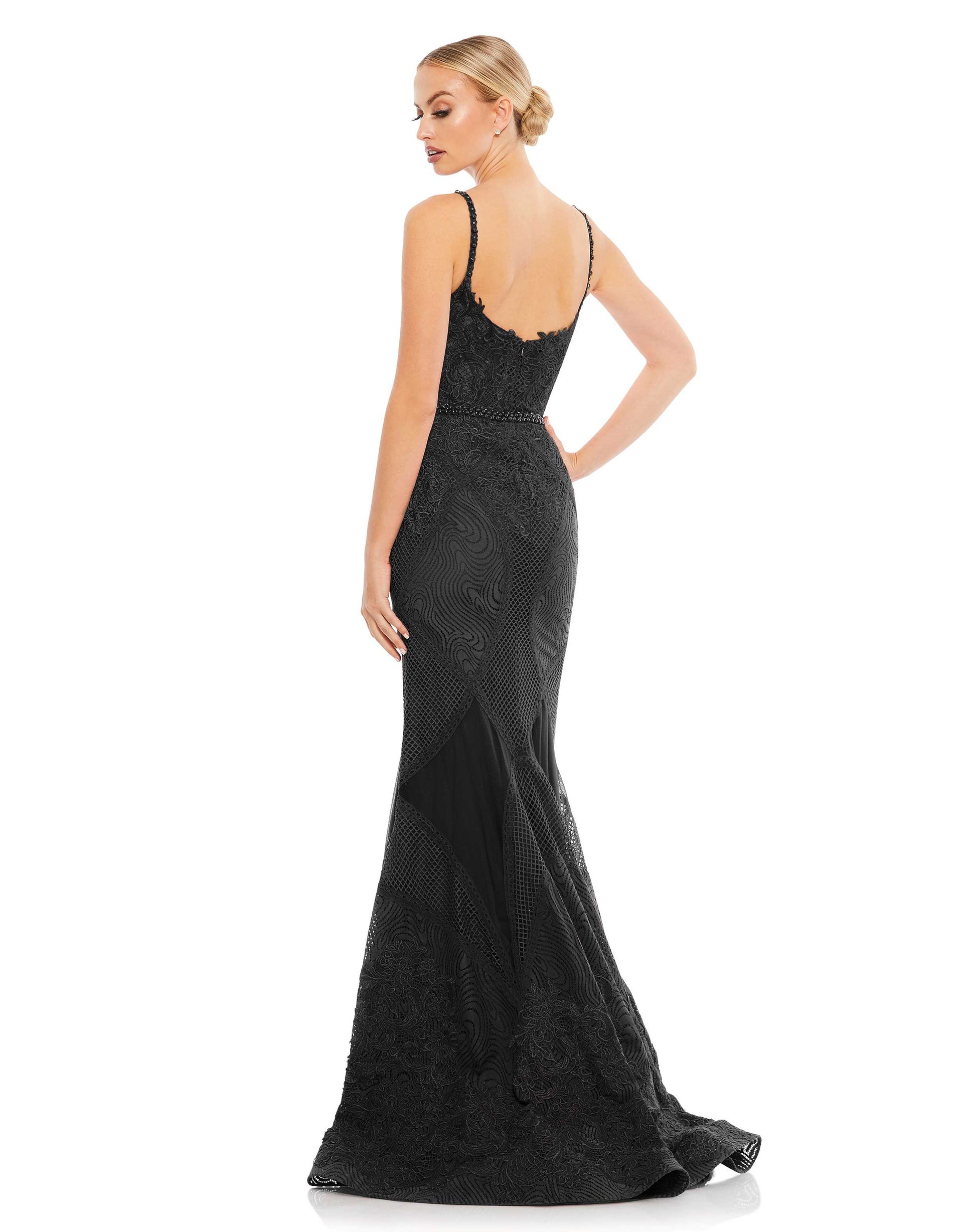 Mac Duggal A79082 Long Formal Fitted Prom Gown