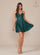 Cocktail Dresses A Line Homecoming Short Cocktail Sequin Dress Emerald