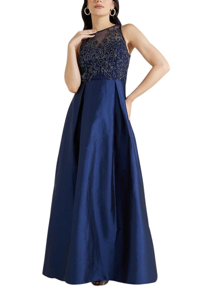Adrianna Papell AD5E211539 Formal Long Beaded Evening Dress