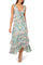 Prom Dresses High Low Floral Print Formal Prom Dress  MINT MULTI