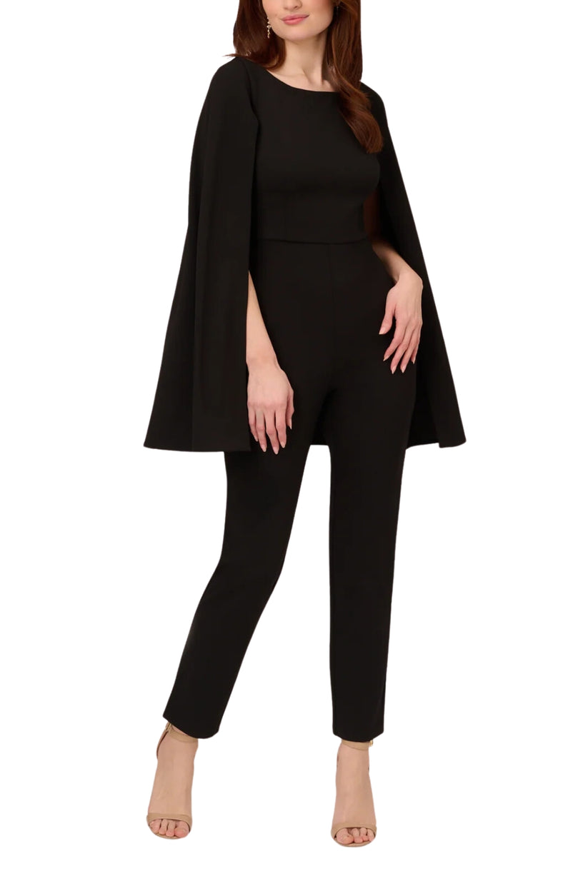 Adrianna Papell AP1D102917 Long Formal Capelet Jumpsuit