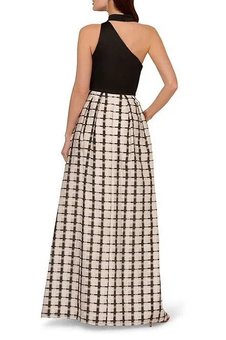 Prom Dresses Long Formal Prom A Line Dress Black Ivory