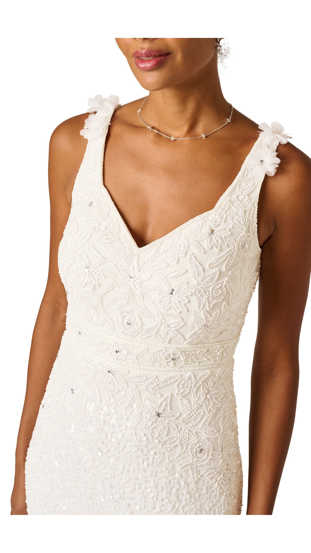 Adrianna Papell Beaded Godet Mermaid Gown 212746