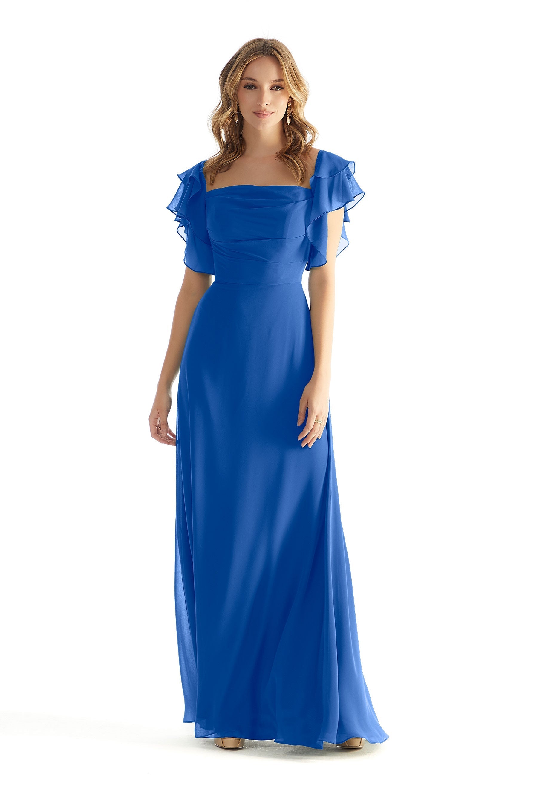 Formal Dresses Formal Ruffle Long Evening Dress Amalfi-Chiffon-31227-Ruffle