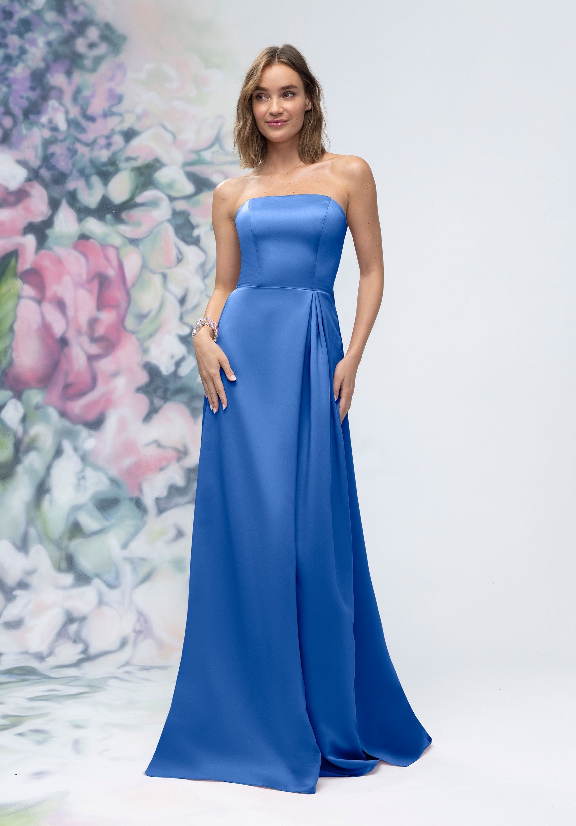 Formal Dresses Long Evening Formal Gown Amalfi-Satin-3030014-Pleated