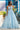 Prom Dresses Formal Long Ball Gown Beaded Lace Applique Prom Dress Light Blue