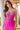 Cocktail Dresses Fitted Short Jersey Cocktail Dress  Bright Pink