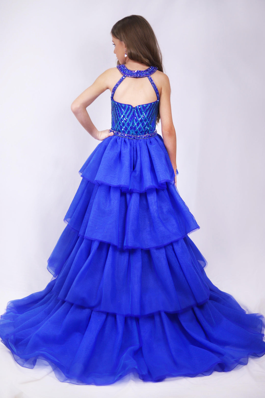 Jewel High-Low Sequin Special Occasion Two-Piece Ava Presley 27728