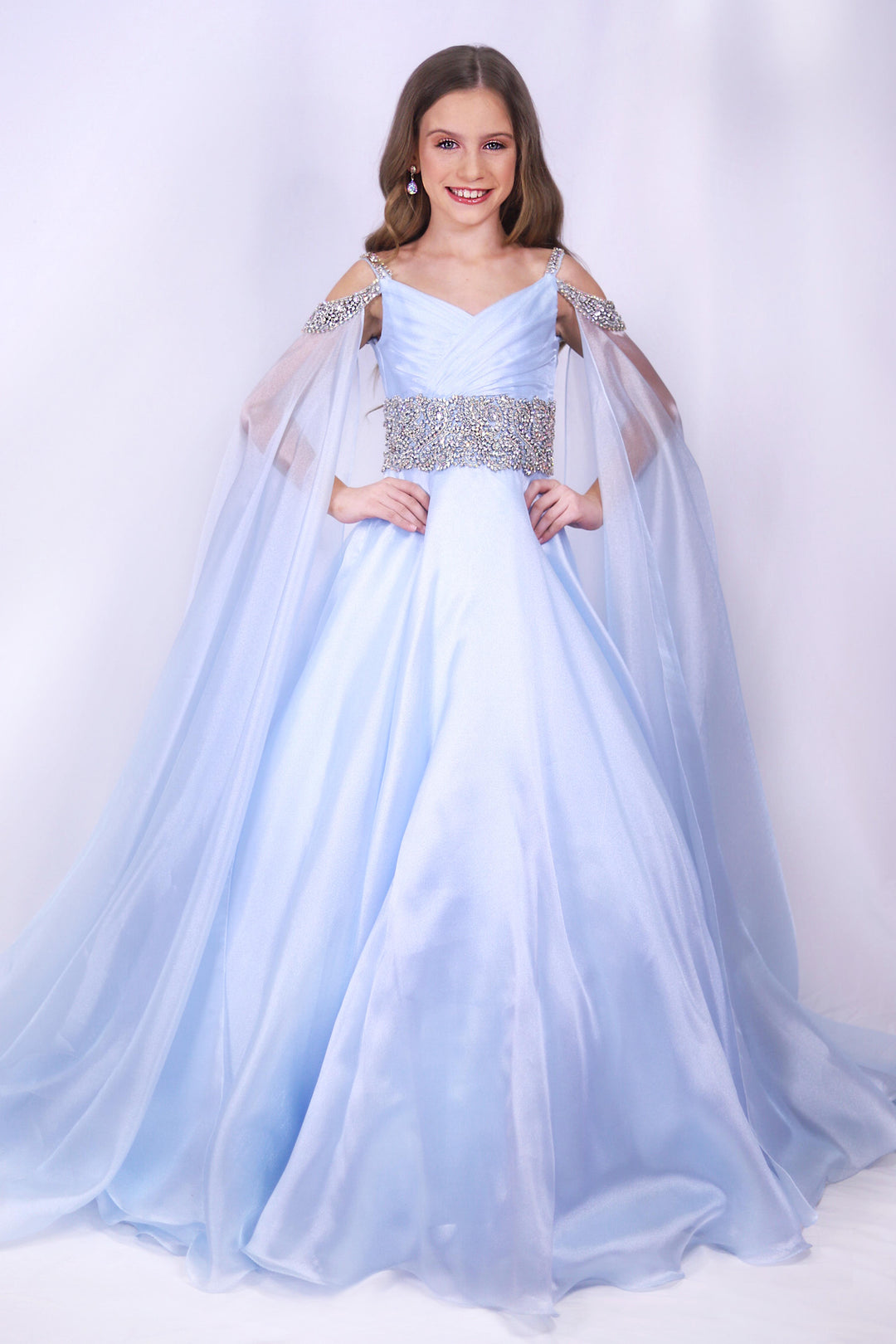 Sweetheart Floor-Length Satin Formal Ball Gown Ava Presley 27731