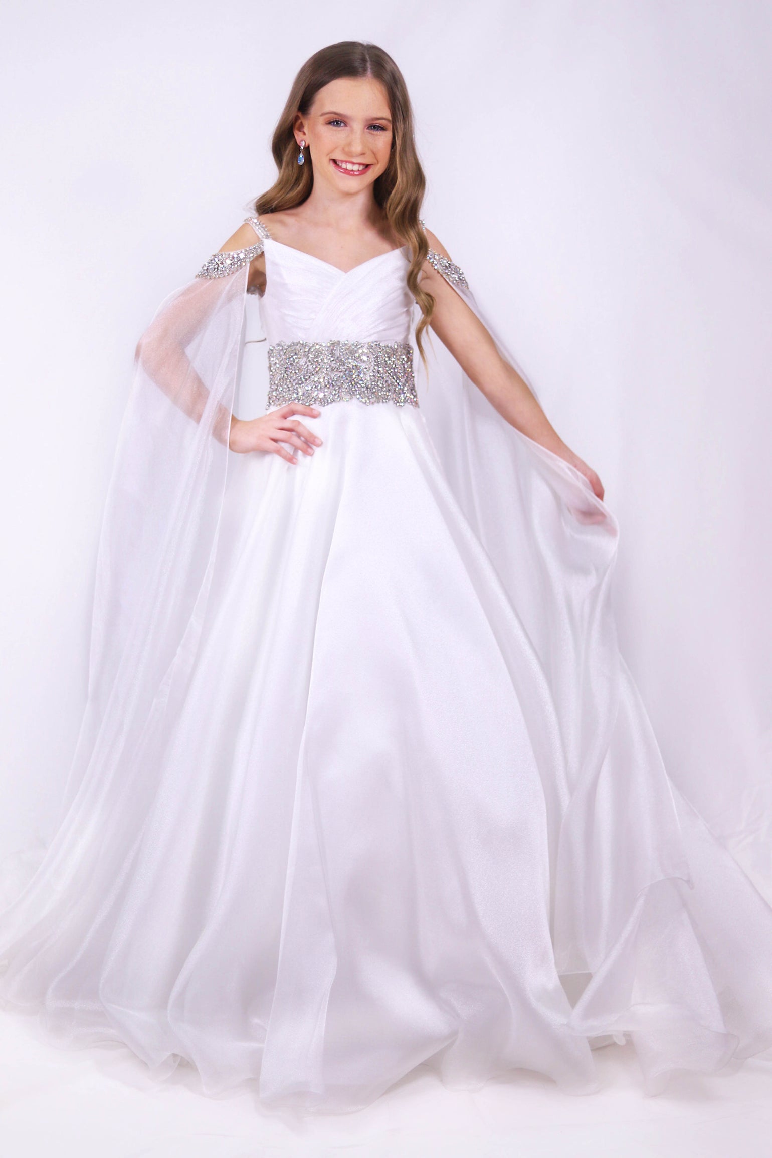 Sweetheart Floor-Length Satin Formal Ball Gown Ava Presley 27731
