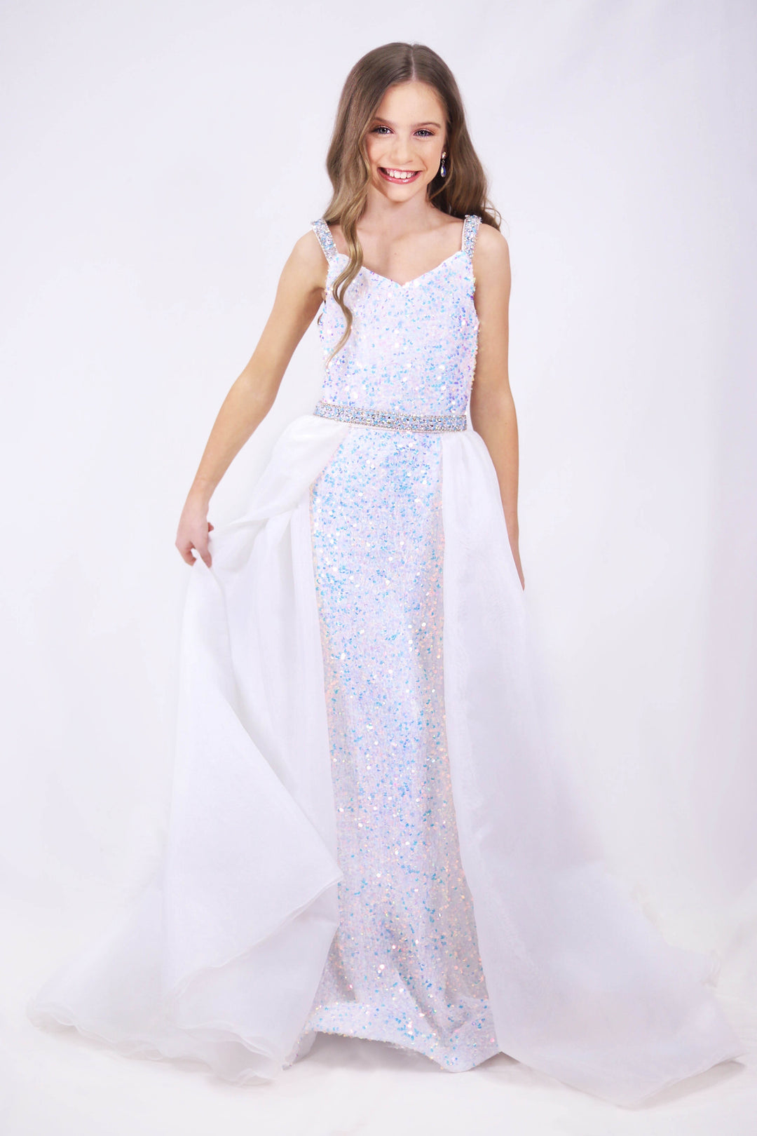 Sweetheart Floor-Length Sequin Formal Sheath Ava Presley 27734