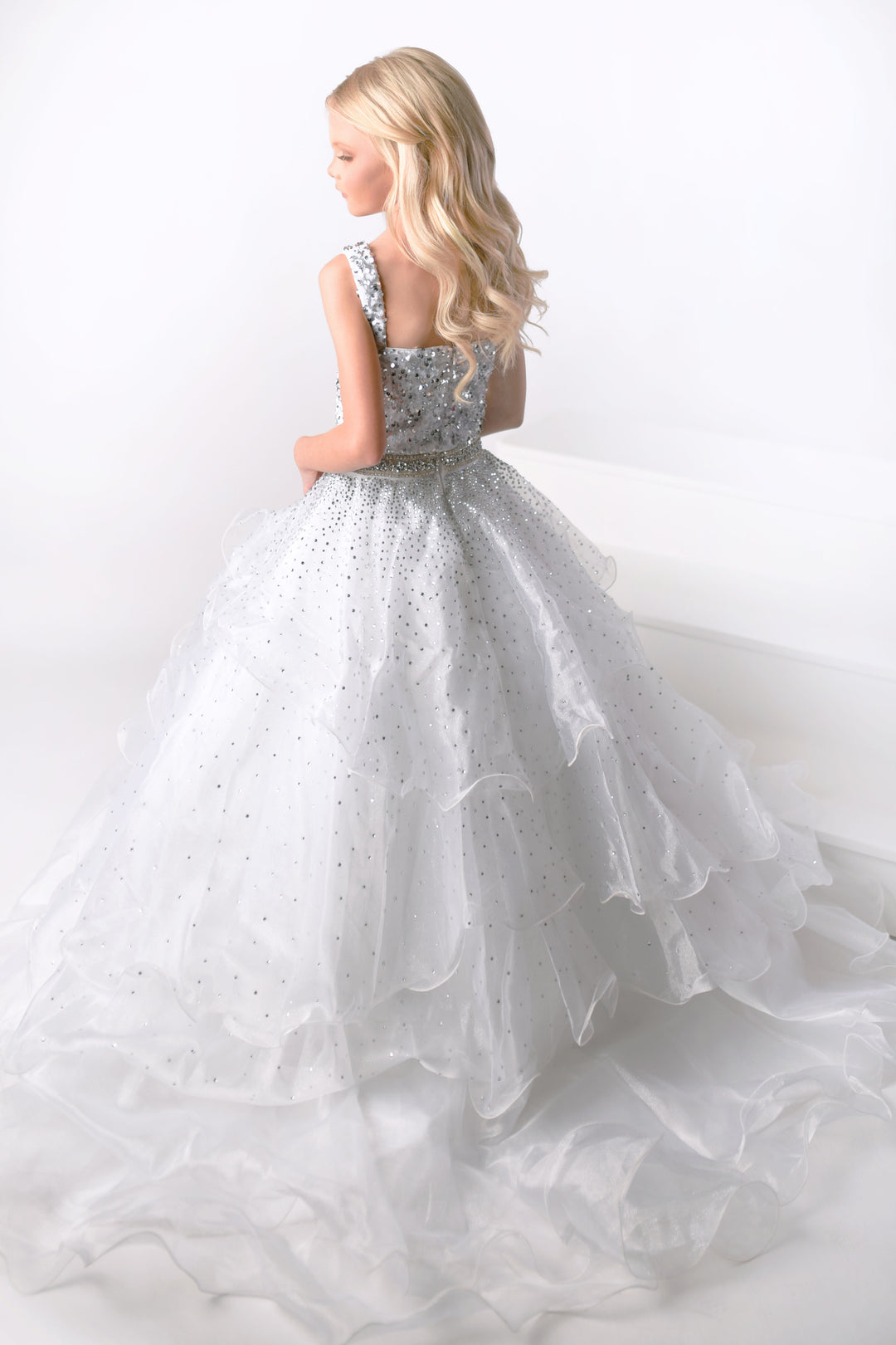 Square Floor-Length Tulle Prom Ball Gown Ava Presley 38033