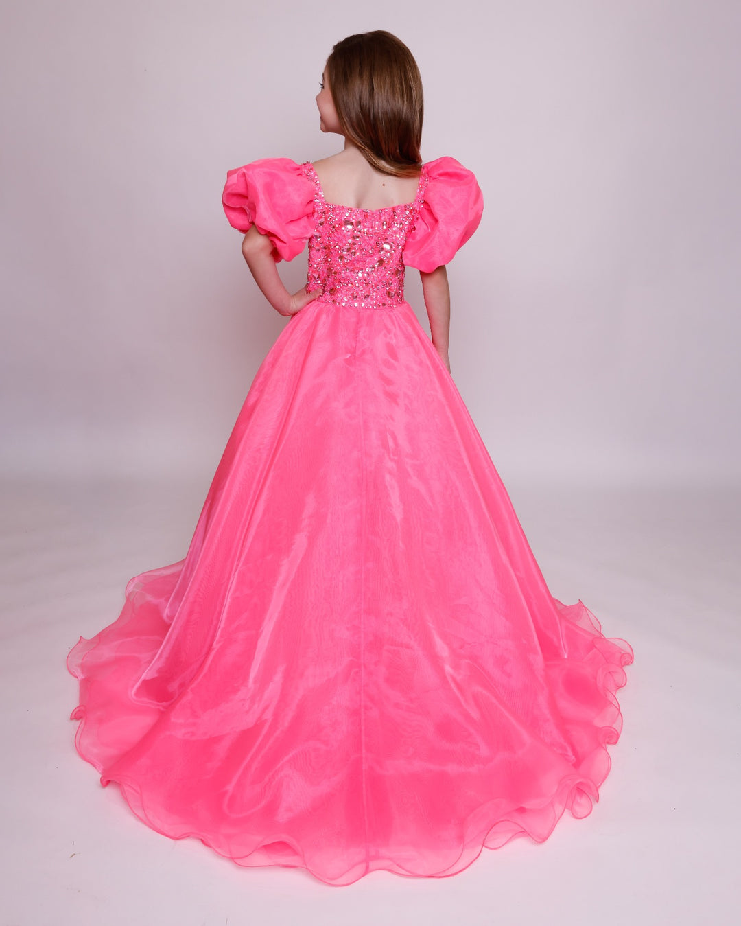 Square Floor-Length Tulle Special Occasion Ball Gown Ava Presley 39885