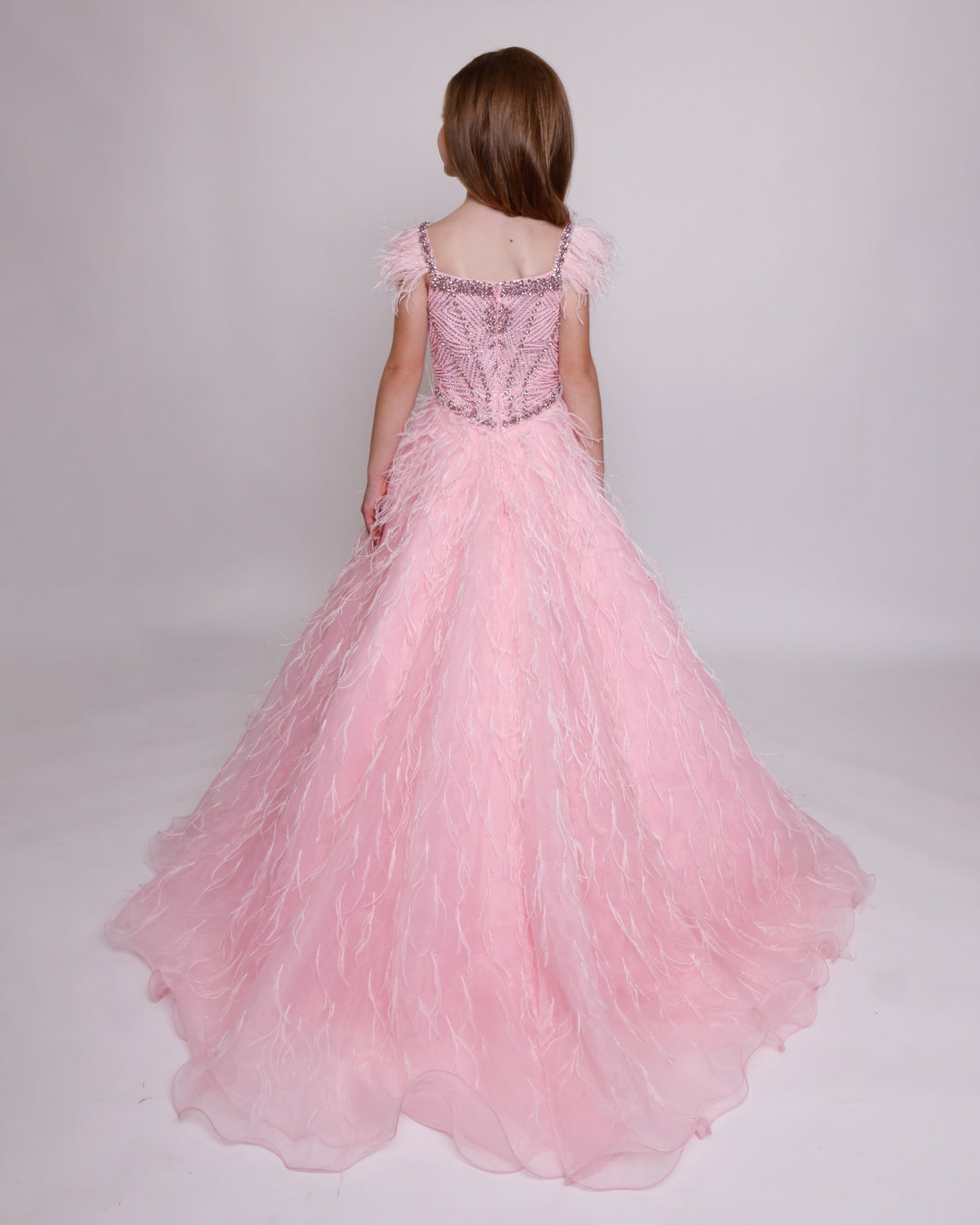 Square Floor-Length Tulle Special Occasion Ball Gown Ava Presley 39889