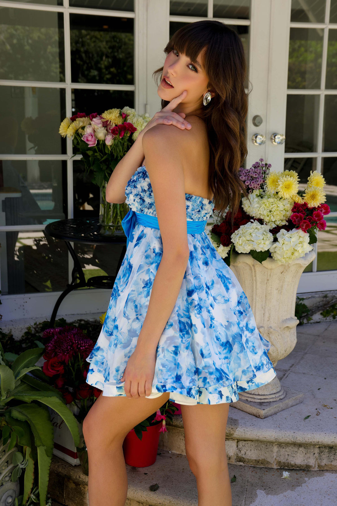 Sweetheart Mini Chiffon Cocktail A-Line Ava Presley AV29209