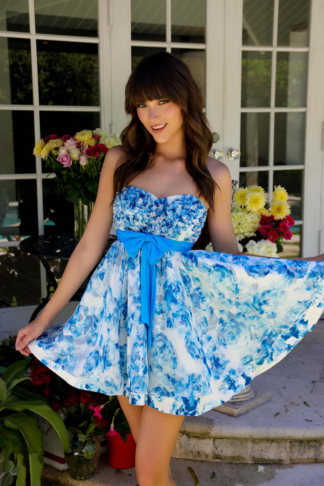 Sweetheart Mini Chiffon Cocktail A-Line Ava Presley AV29209