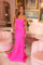 Prom Dresses Prom Fitted Long Formal Evening Dress Lipstick Pink