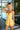 Cocktail Dresses Short Two Piece Cocktail Dress Yellow