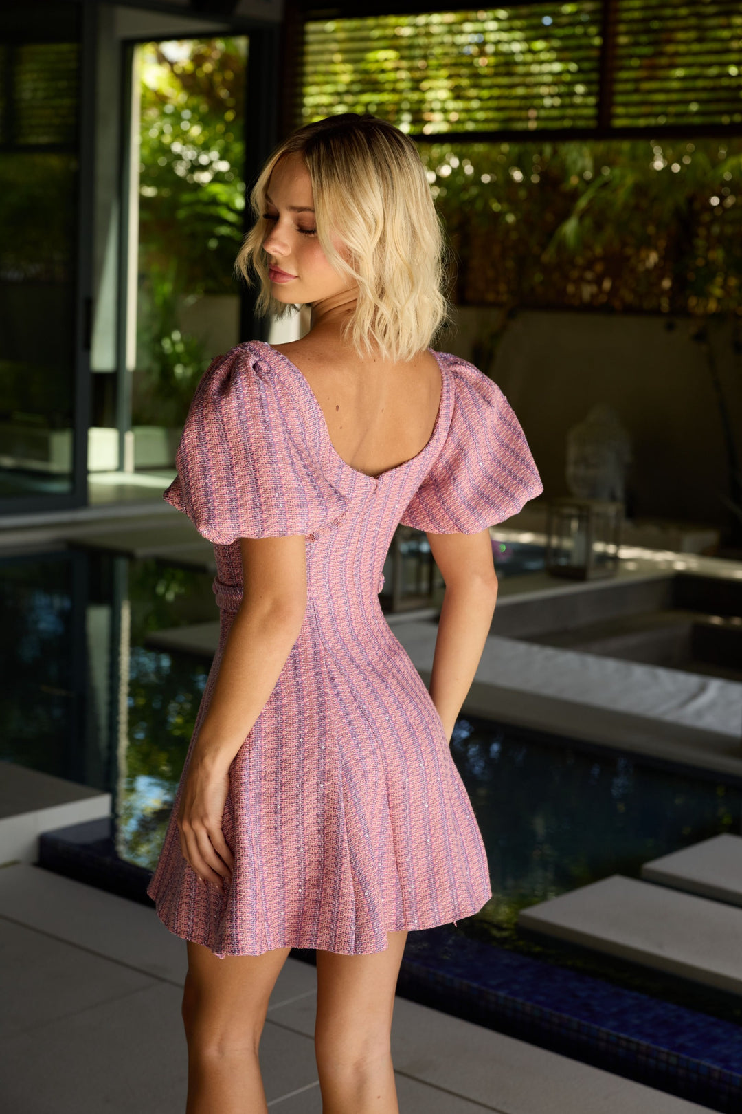 Cocktail Dresses Short Mini Cocktail Dress Pink Purple