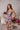 Cocktail Dresses Short Fitted Cocktail Printed Dress Black/Pink