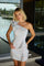 Cocktail Dresses Short Fitted Cocktail Mini Dress Blue Multi