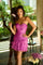 Homecoming Dresses Short Ruffle Homecoming Mini Cocktail Dress Violet