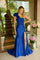Prom Dresses Long Evening Formal Slit Prom Dress Cobalt