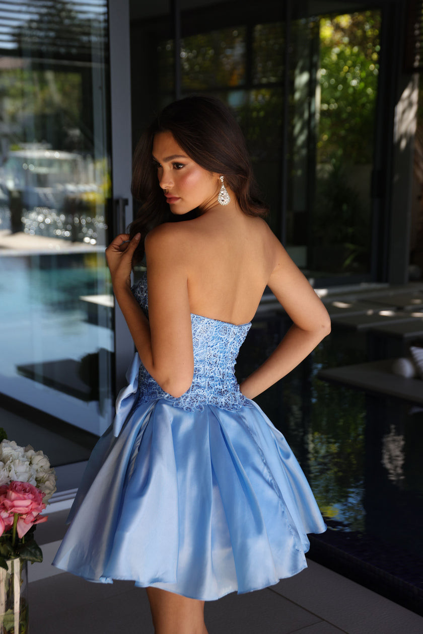 Ava Presley 26382 Short A Line Mini Cocktail Dress  The Dress Outlet