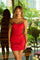 Cocktail Dresses Short Cocktail Beaded Dress Red
