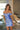 Cocktail Dresses Fitted Homecoming Short Cocktail Dress Blue/White